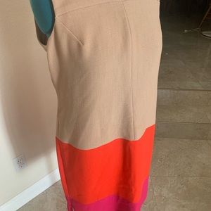 Color block sheath dress